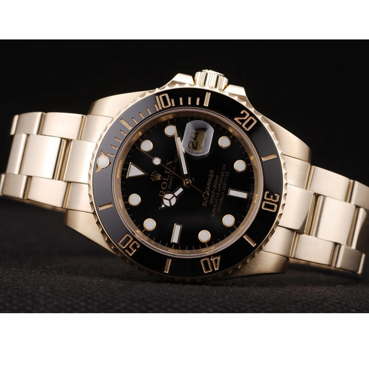 Good copy rolex watches Ceramic Rolex 98231 Submariner Dial Black Bezel Black 0727